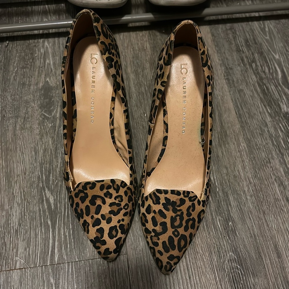Leopard Lauren Conrad heels